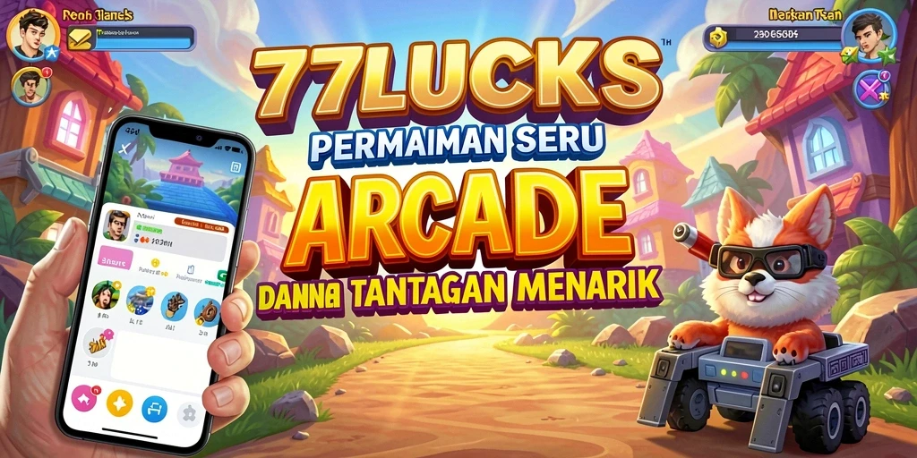 Tangkapan layar gameplay 77LUCKS menampilkan aksi seru dan tantangan menarik.