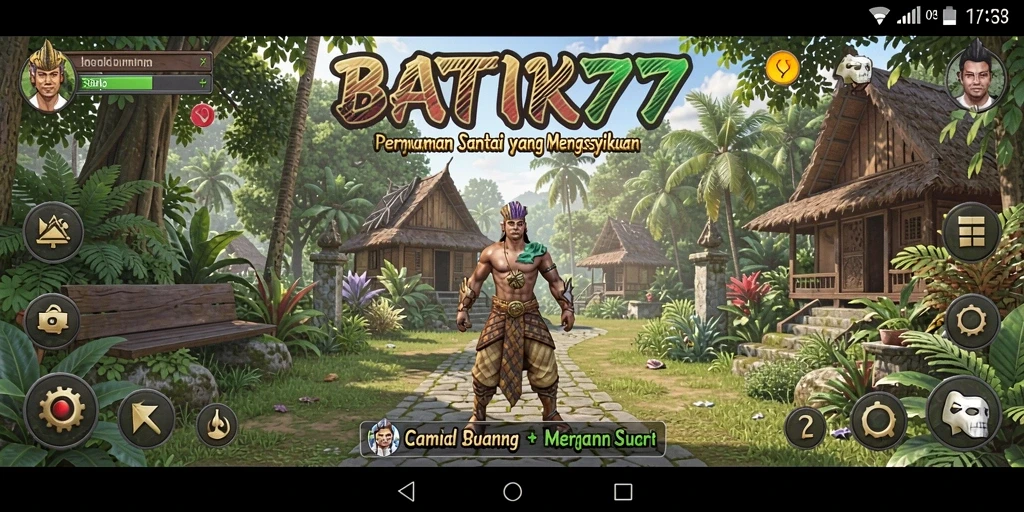 Screenshot dari gameplay seru BATIK77 yang menggambarkan keasyikan bermain.