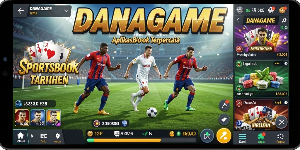 Tampilan gameplay menarik pada aplikasi taruhan olahraga