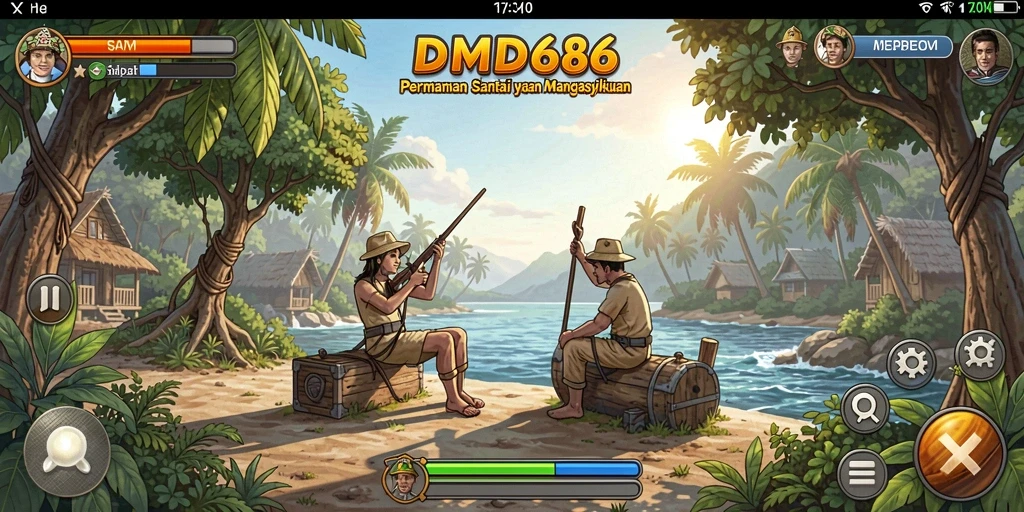 Gameplay DMD686 menampilkan tantangan seru dan grafis menarik.