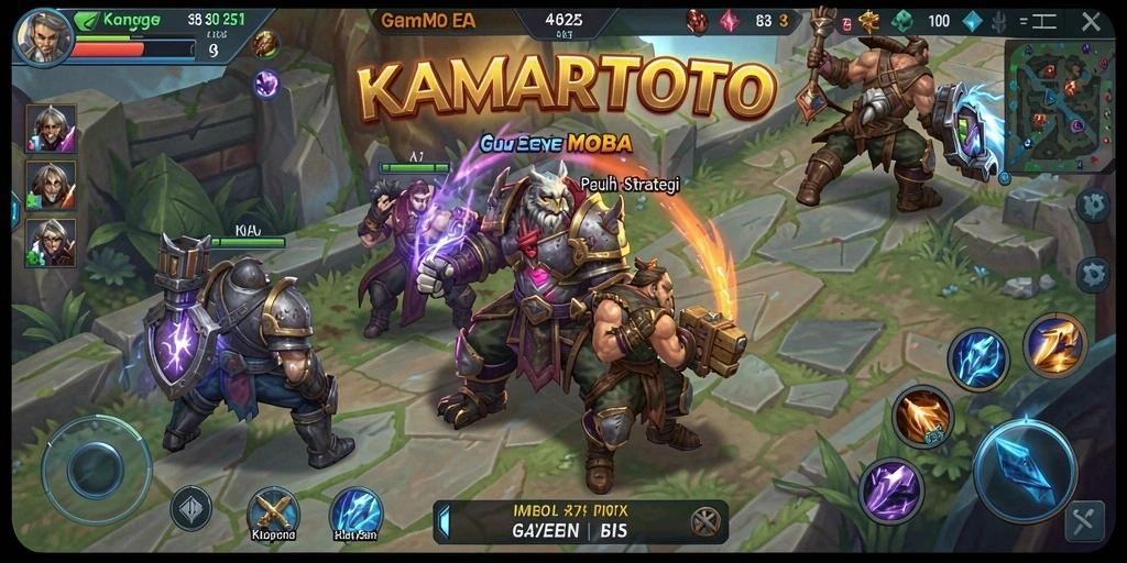 Gameplay seru dan strategis di KAMARTOTO.