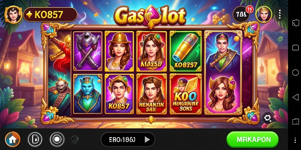 Gameplay KO857 yang menarik dengan fitur-fitur Slot yang seru.