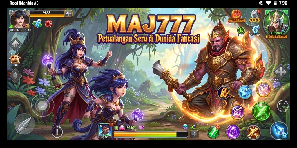 Tampilan gameplay seru di dunia petualangan MAJ777.
