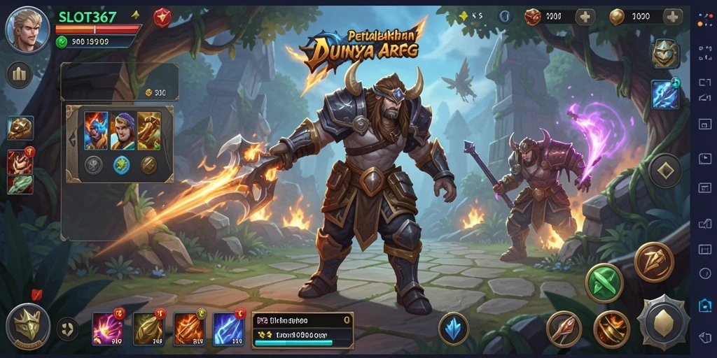 Tampilan gameplay SLOT367 yang epik dan mendebarkan saat melawan musuh.