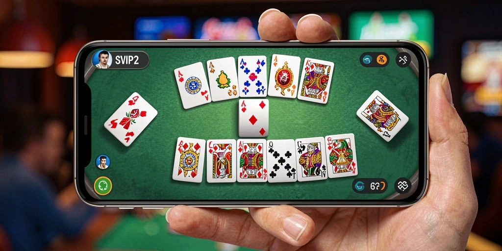 Tampilan keseruan gameplay Domino di SVIP2 yang menarik.