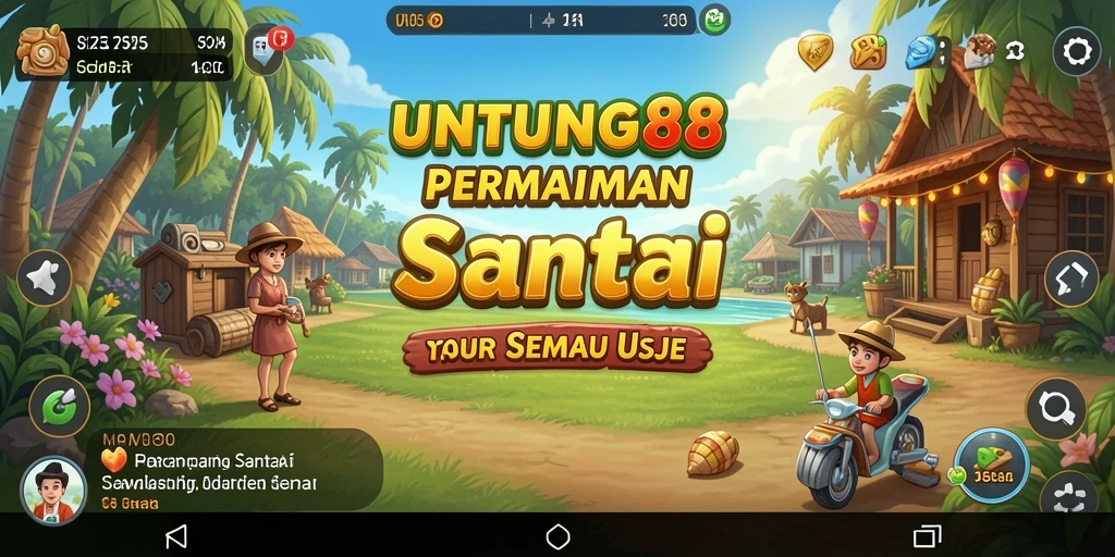 Screenshot utama UNTUNG88 menampilkan gameplay seru dan santai.