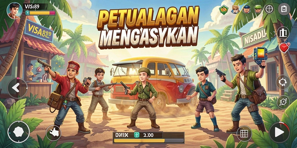 Tampilan gameplay seru dalam <strong>VISA89</strong> yang penuh aksi dan tantangan.