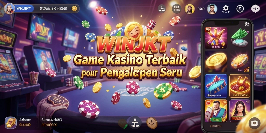 Tampilan gameplay yang menakjubkan dan seru di WINJKT.
