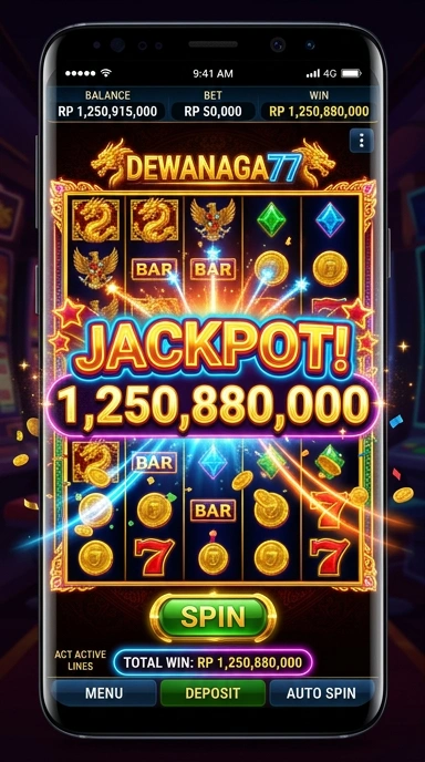 Screenshot aplikasi dewanaga77 dalam kategori game.